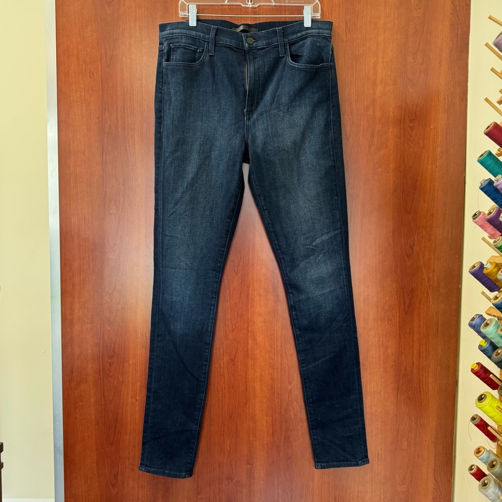 Joe’s Jeans TWIGGY TALL HIGH RISE SKINNY Jeans size 33 Dark Wash Inseam 34.5”